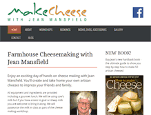 Tablet Screenshot of makecheese.co.nz